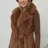 وست خز و چرم زنانه مدل الوین