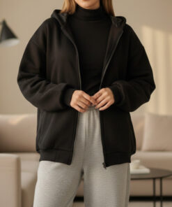 سویشرت کلاهدار ساده میلان