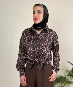 شومیز پلنگی قد 70 لیمارا