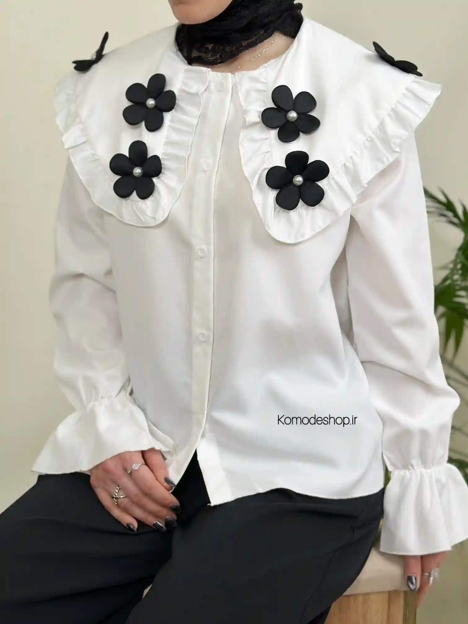 شومیز عروسکی بابونه فلور - Image 2