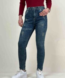 شلوار اسکینی زنانه سرمه ای