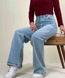 شلوار واید استریت زنانه یخی