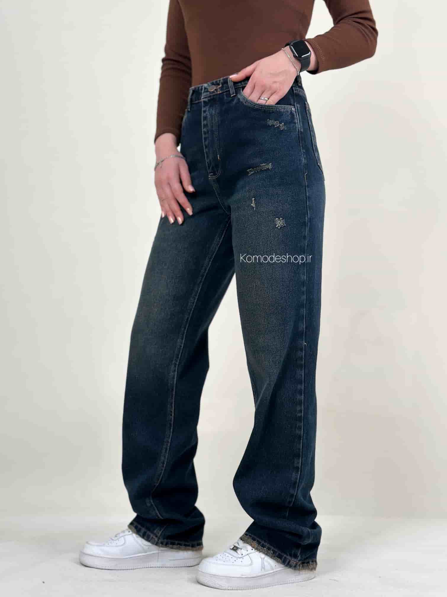 شلوار واید استریت زنانه NB ( کثیفشور ) - Image 3