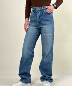 شلوار واید استریت زنانه NB ( آبی وسط )