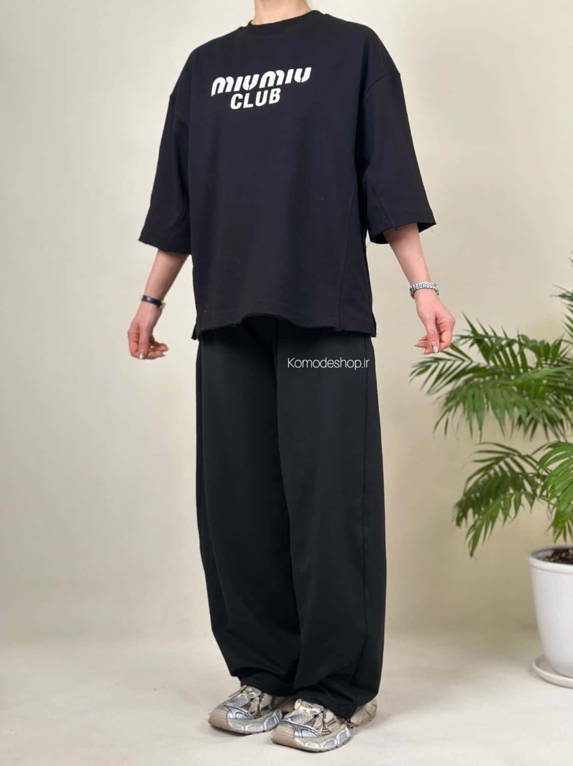 تیشرت باکسی میو میو زنانه - Image 14
