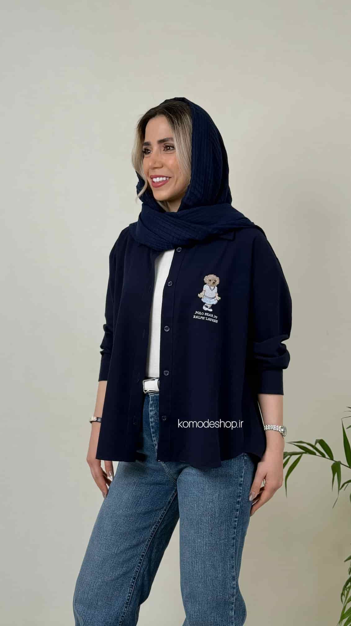 شومیز لینن رالف - Image 14