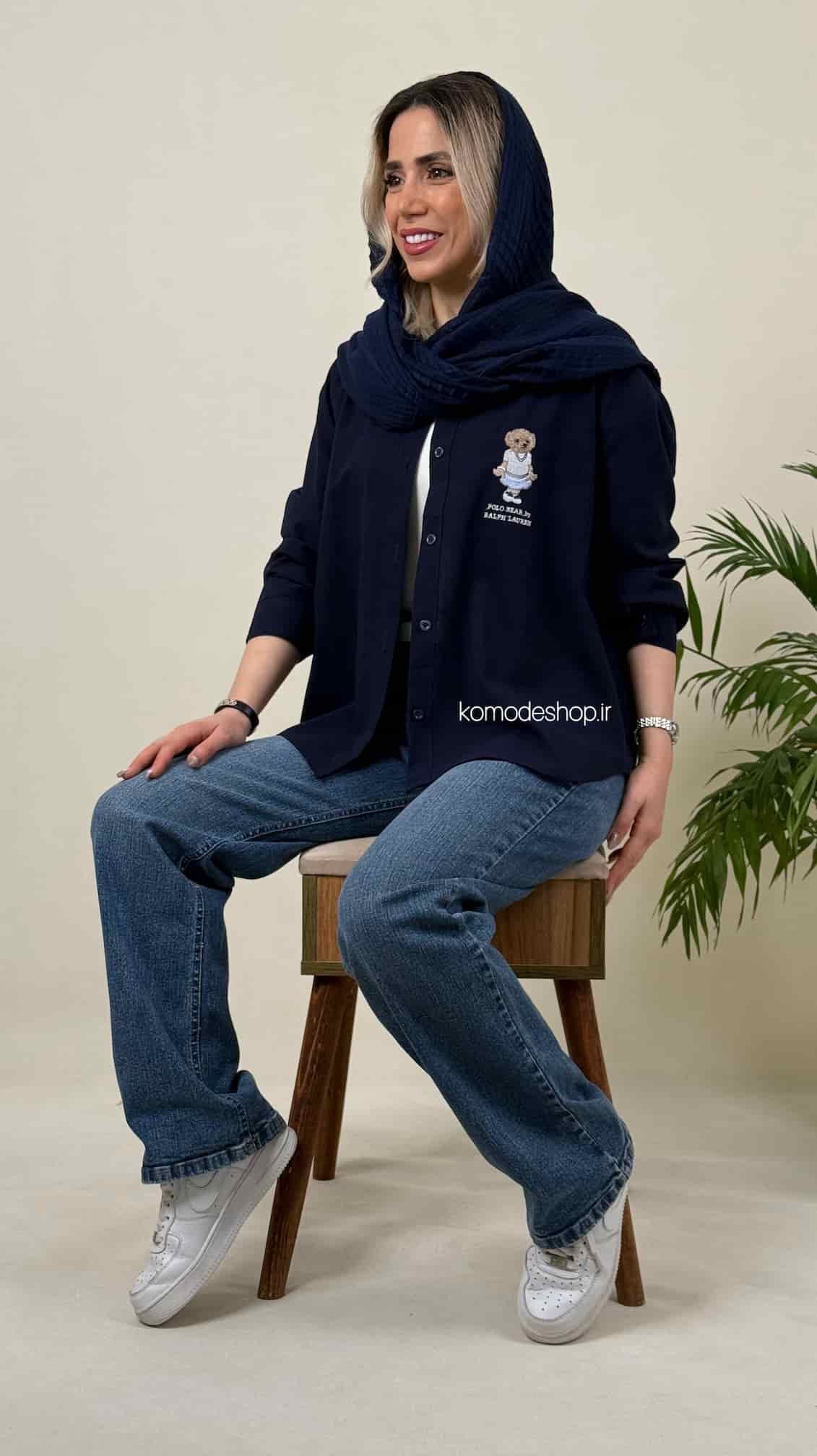 شومیز لینن رالف - Image 15