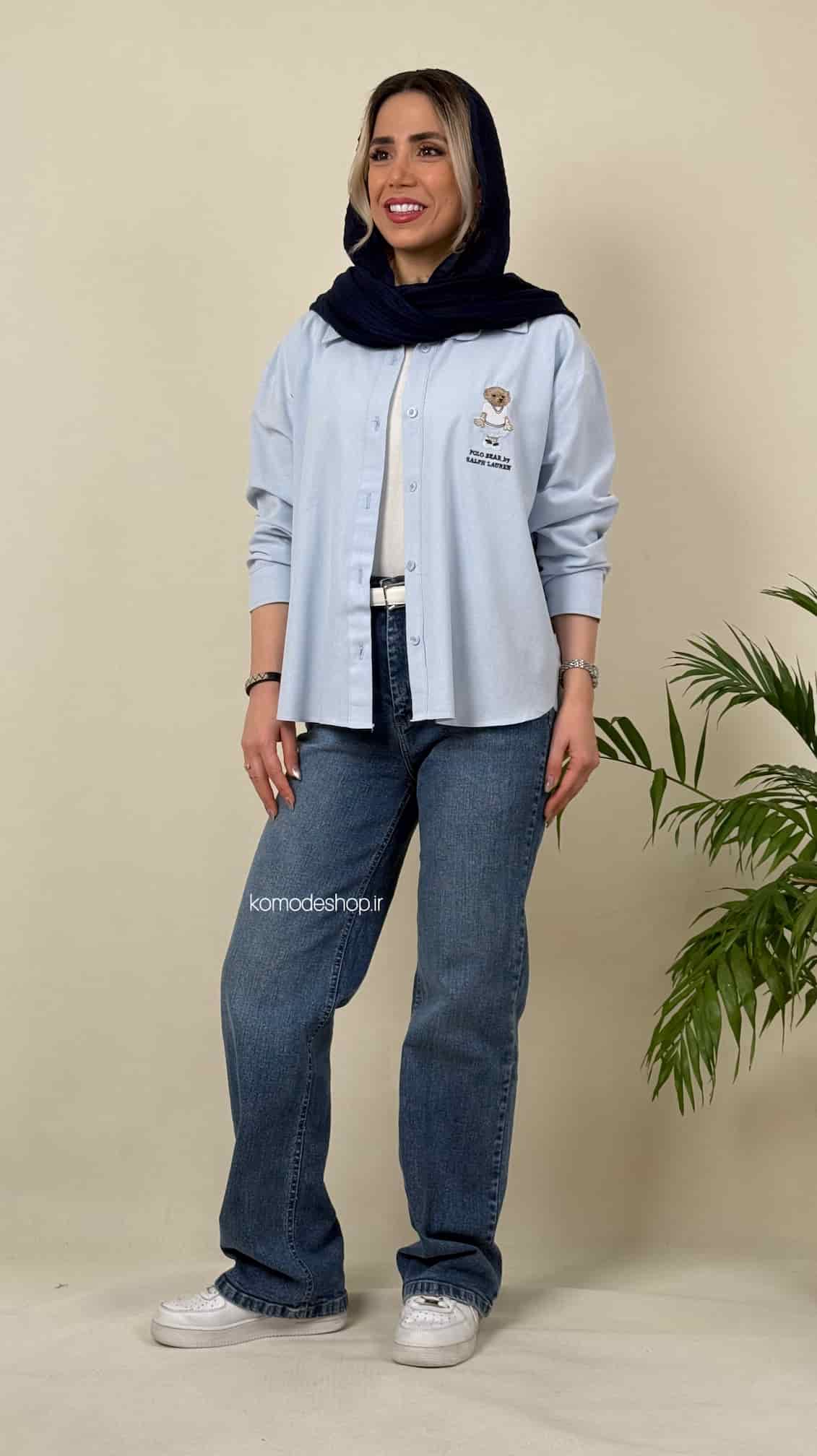 شومیز لینن رالف - Image 18