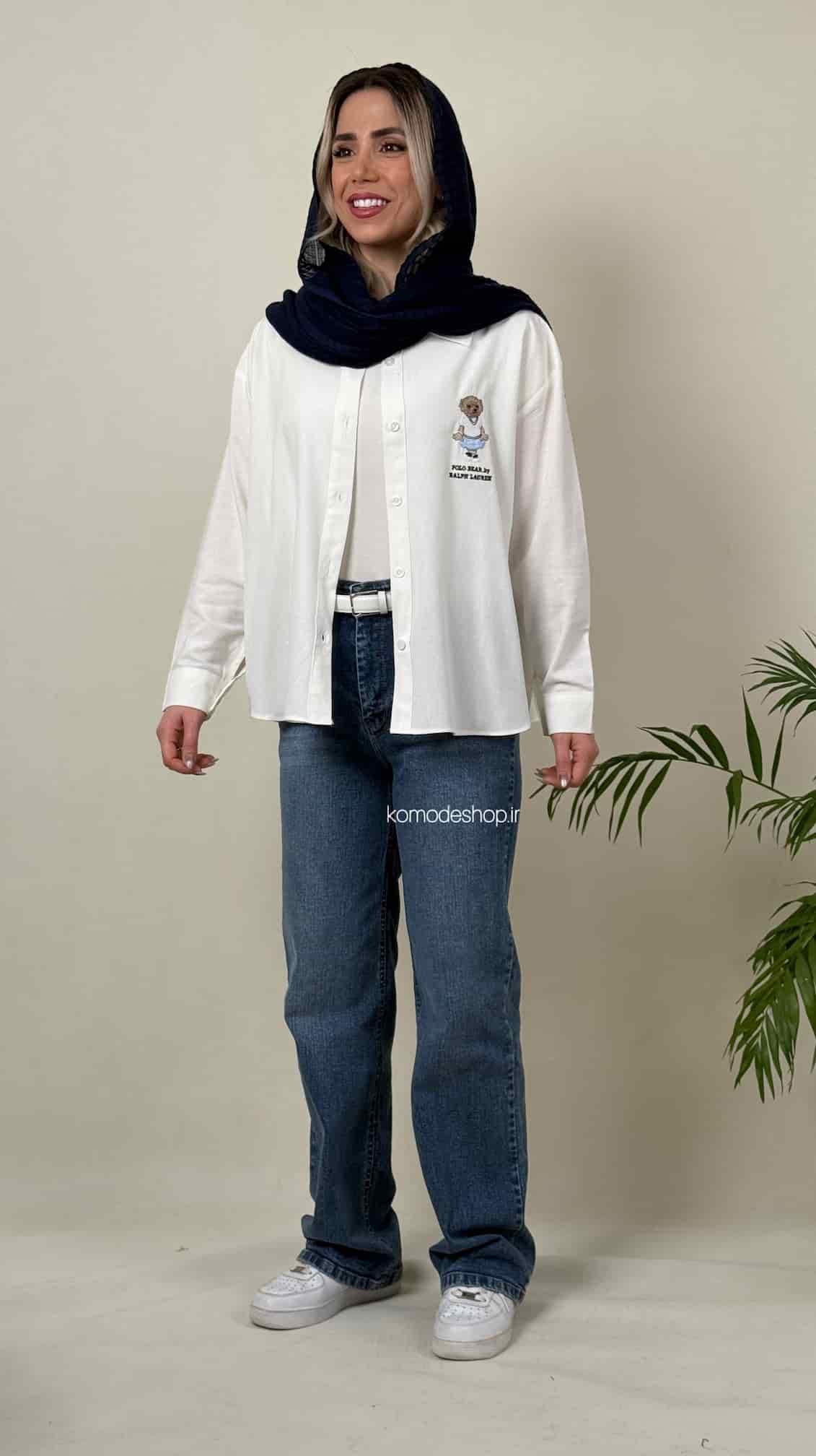 شومیز لینن رالف - Image 19