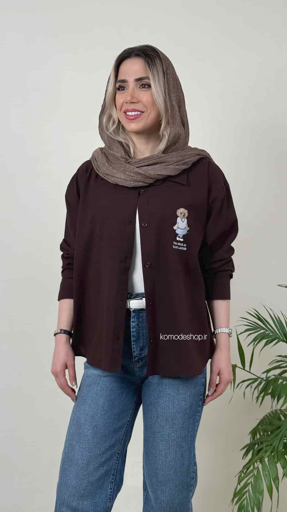 شومیز لینن رالف - Image 12