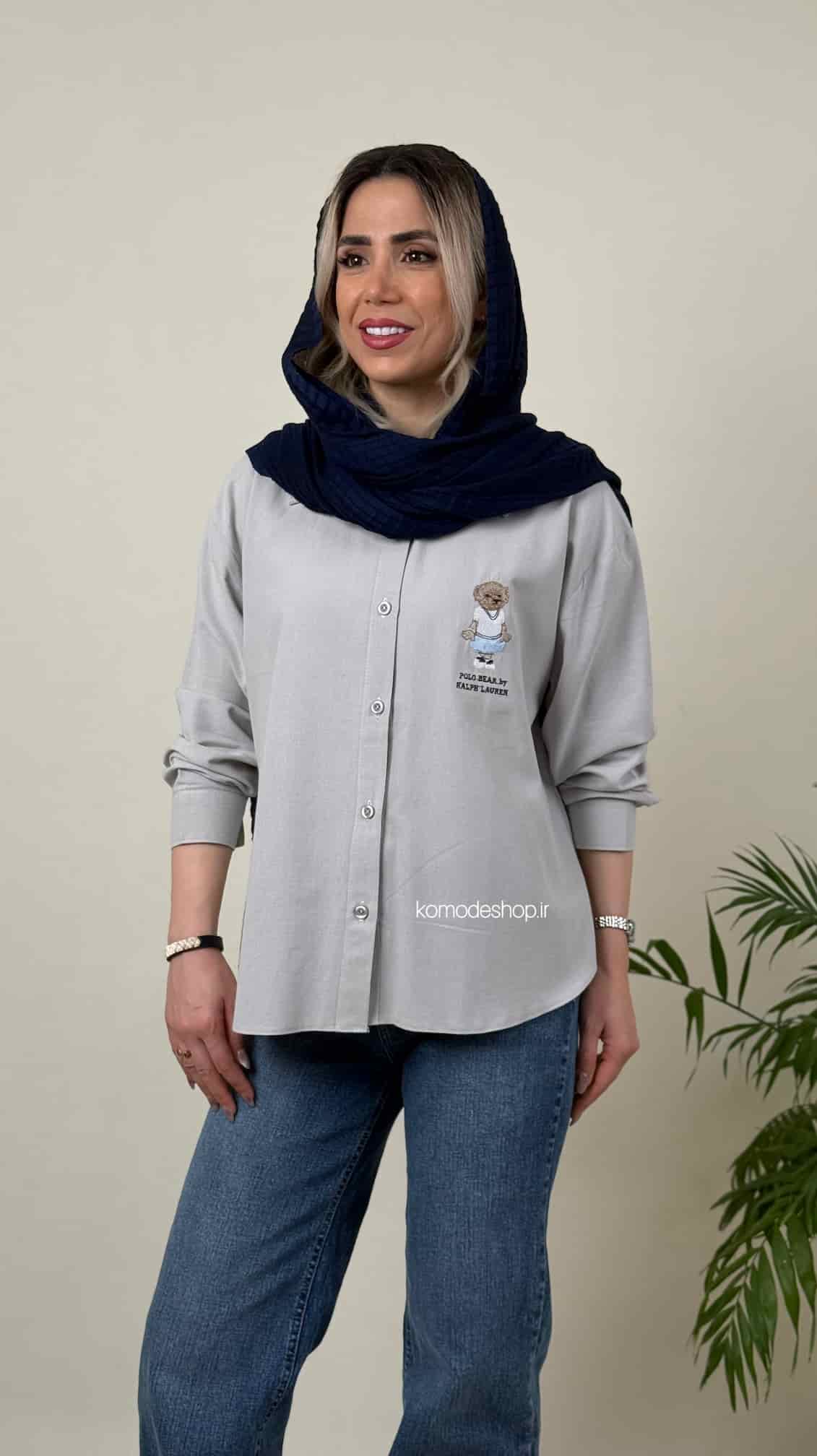 شومیز لینن رالف - Image 11