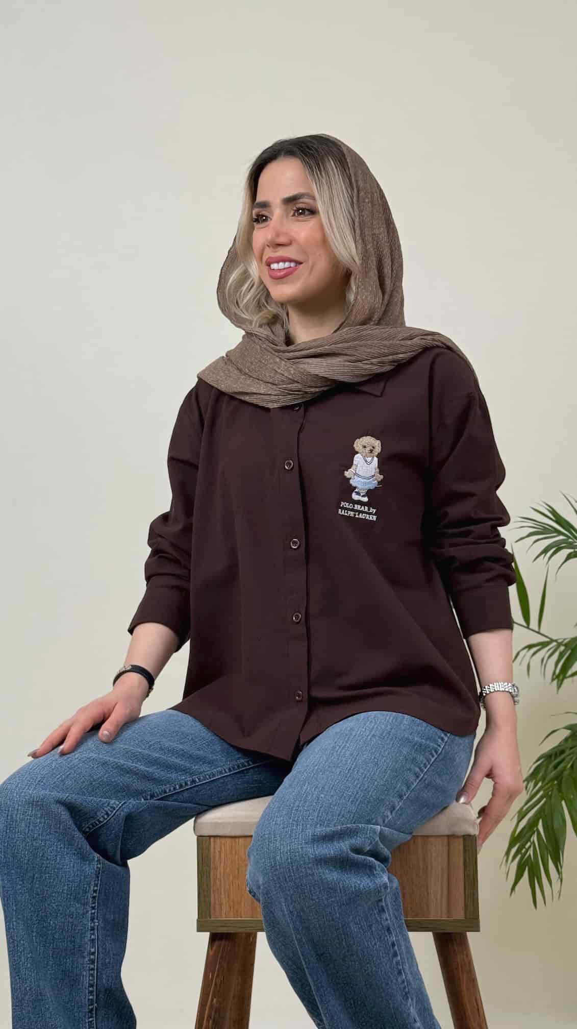 شومیز لینن رالف - Image 9