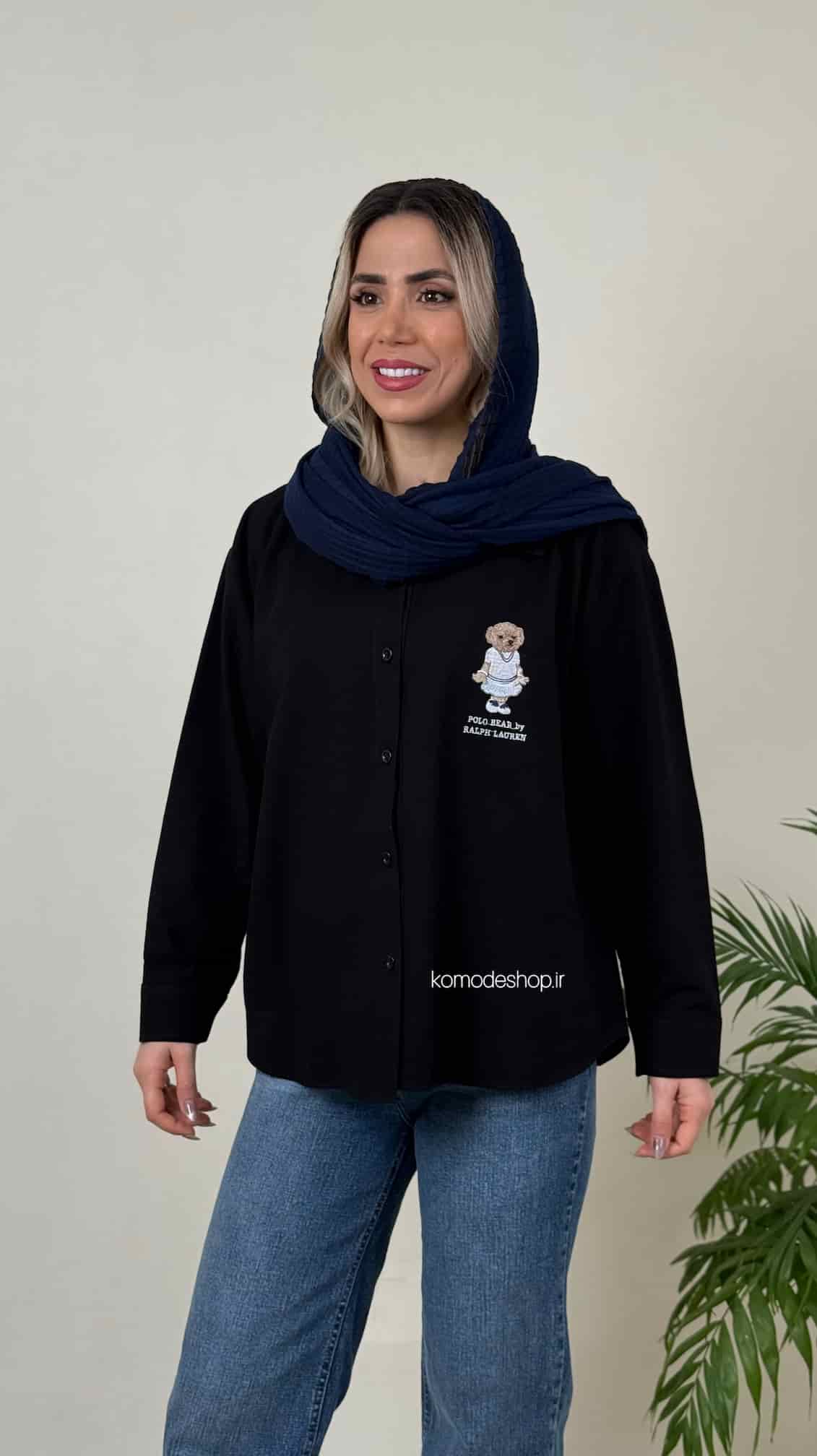 شومیز لینن رالف - Image 8