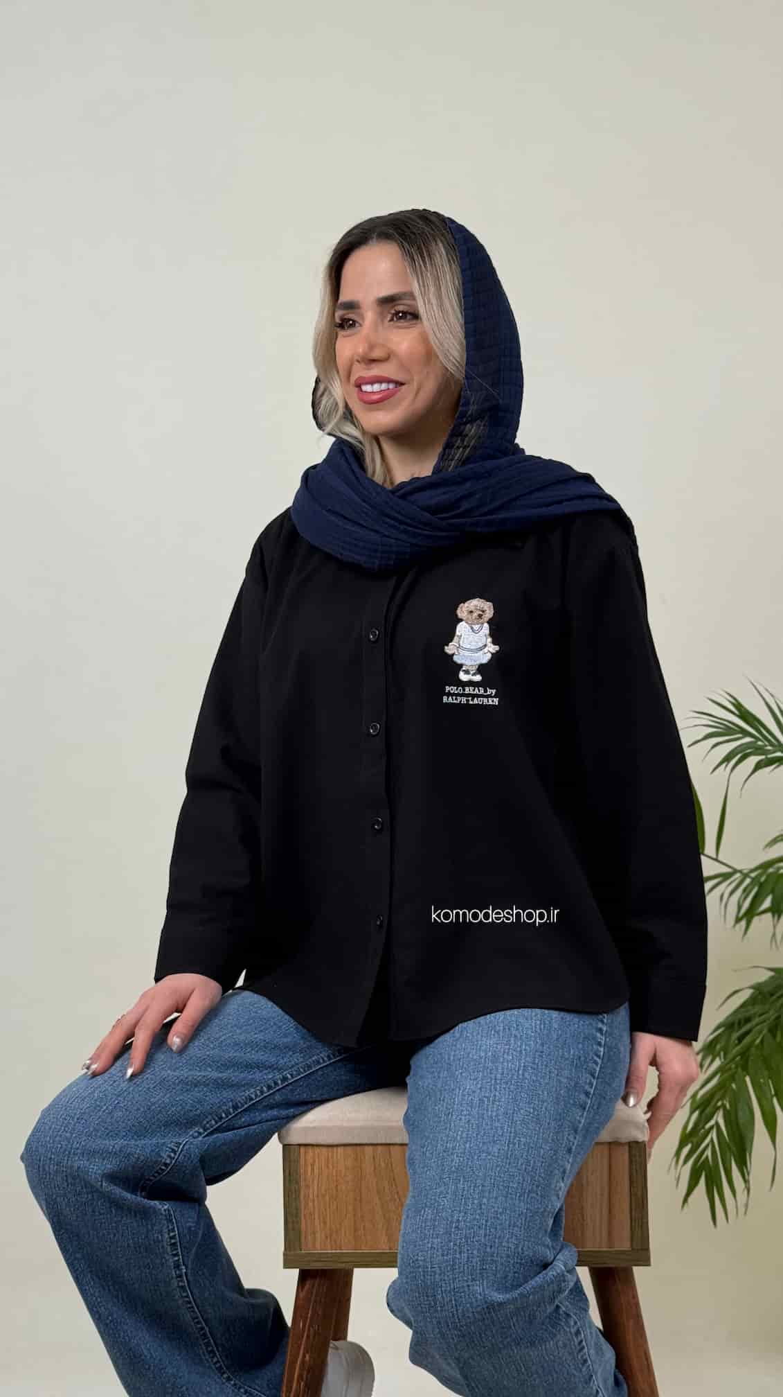 شومیز لینن رالف - Image 20