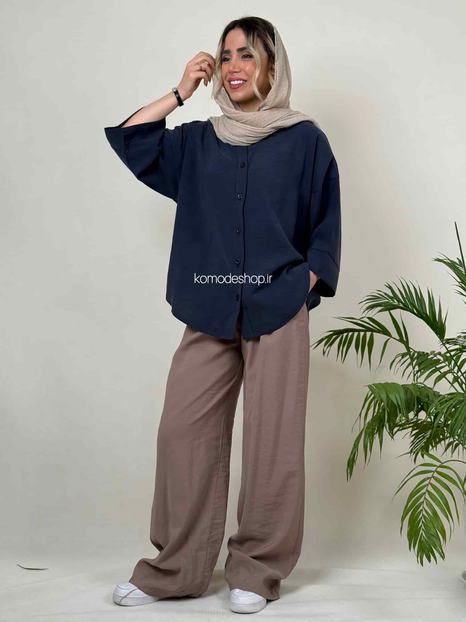 شومیز بلند زنانه مودال جانان - Image 12