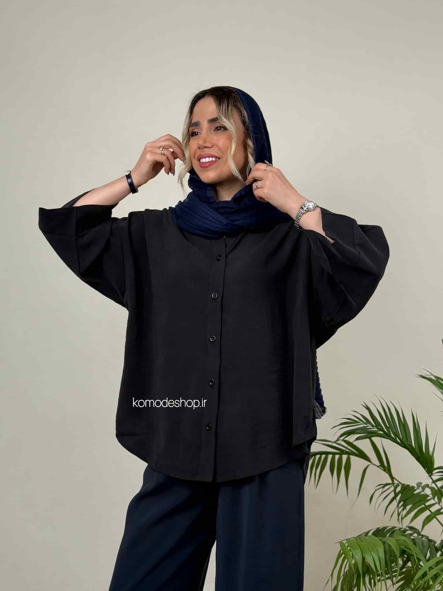 شومیز بلند زنانه مودال جانان - Image 14