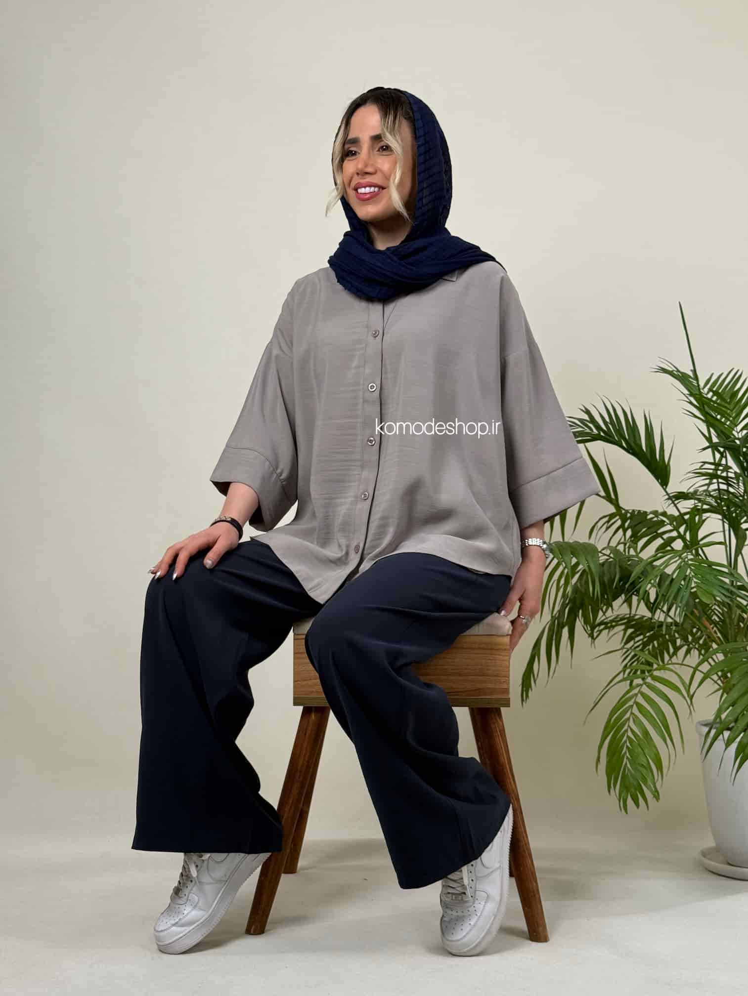 شومیز بلند زنانه مودال جانان - Image 15