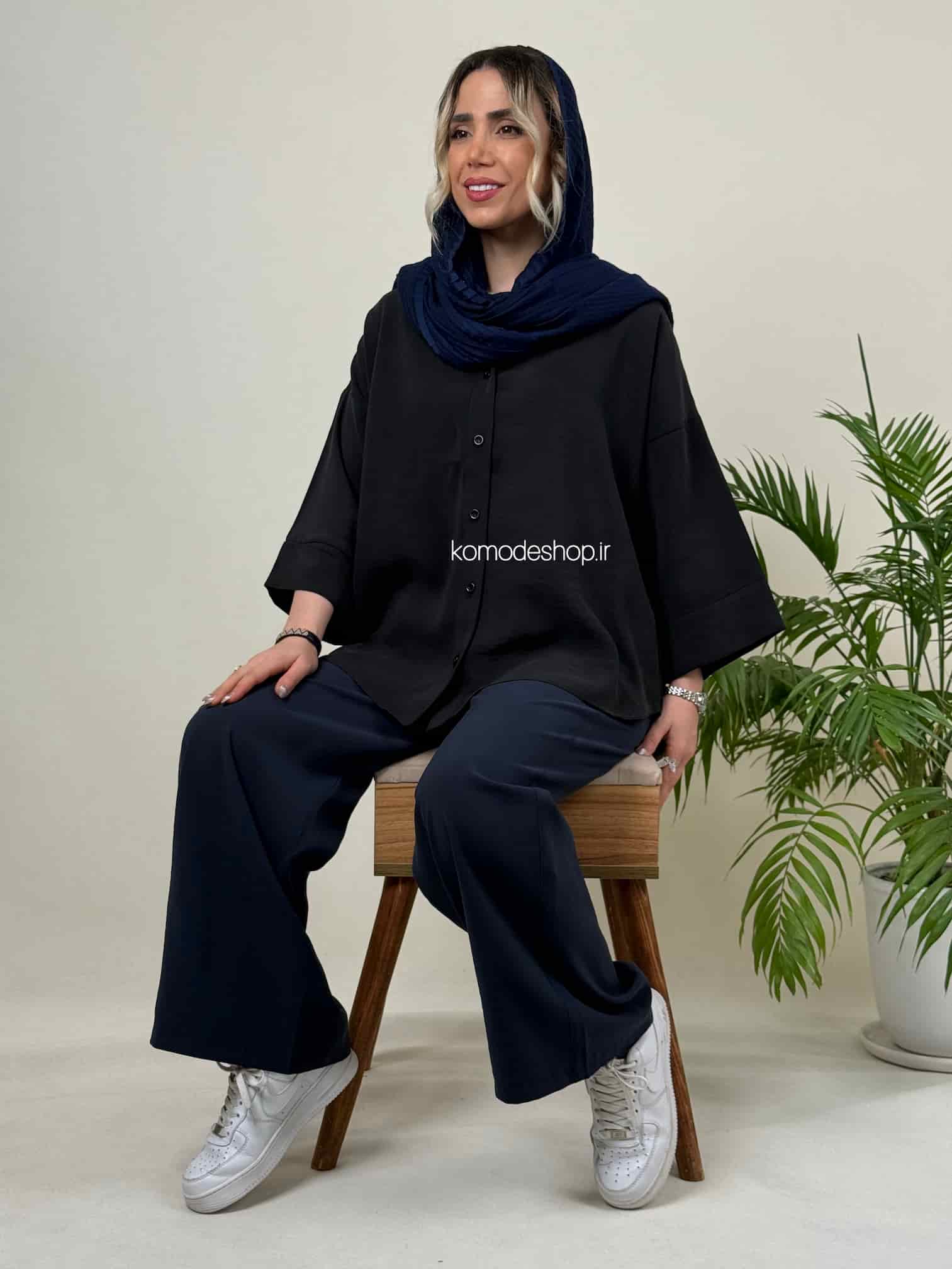 شومیز بلند زنانه مودال جانان - Image 7