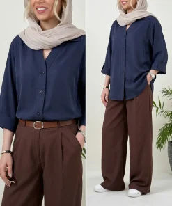 شومیز خنک زنانه باکسی