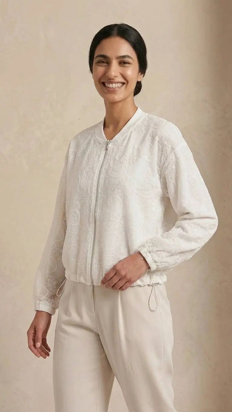 بامبر جکت تابستانی زنانه مدل هلسا - Image 5