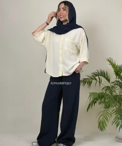 شومیز سیلک باکسی زنانه