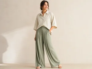 شومیز باکسی با شلوار سیلک؛ استایل آزاد، ترند و امروزی