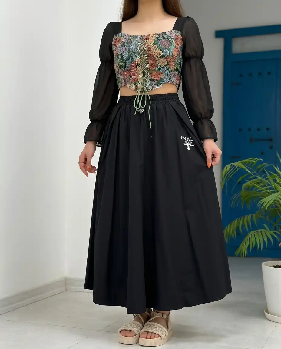شومیز عروسکی گلیمی زنانه وارداتی - Image 4