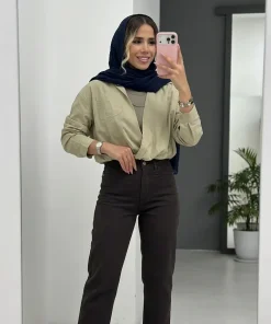 شومیز دو تیکه زنانه با زنجیر